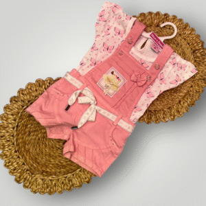 Premium Girls baby Denim Frock Western Style Dress with Belt, Stylish Wear Kids Jeans Dress