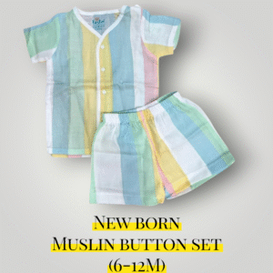 NEWBORN MUSLIN CLOTH BUTTON SET