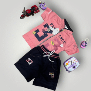 Boys Premium Inner Tees With Front Zipper Pair Dress (4 colors)