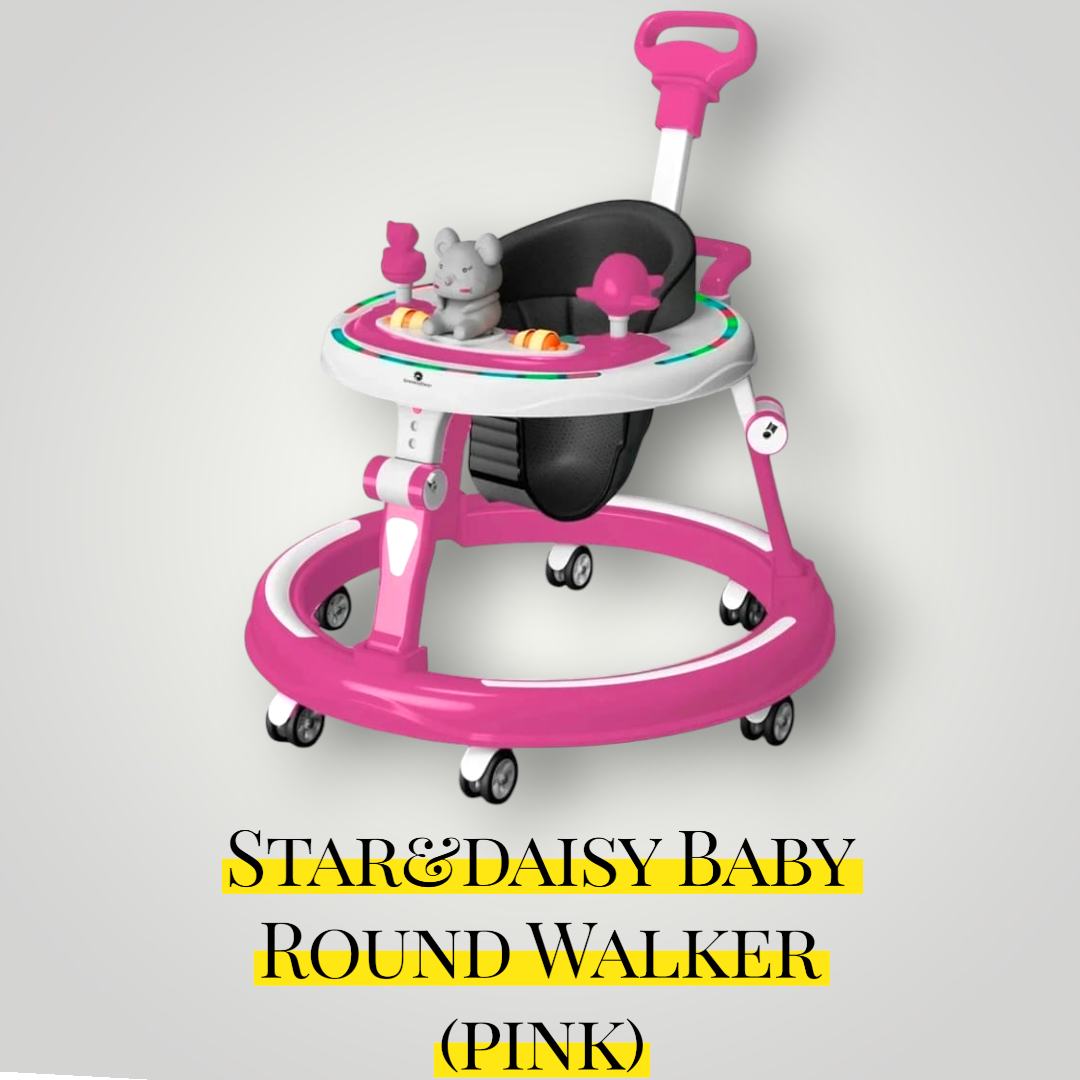 Star&daisy Baby Round Walker (pink) - Image 2
