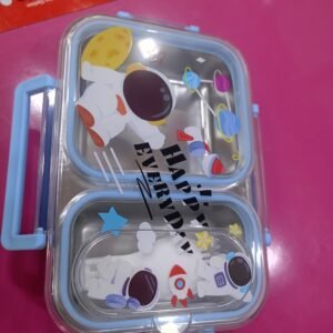 2 Compartment lunch box for stainless steel