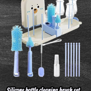SILICONE BOTTLE CLEANING BRUSH SET
